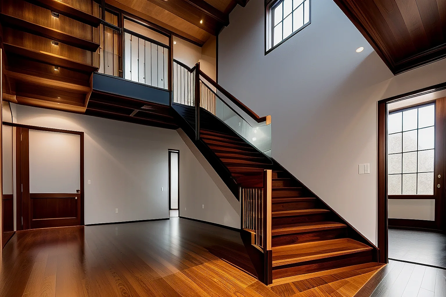 Modern Ahşap Merdivenler