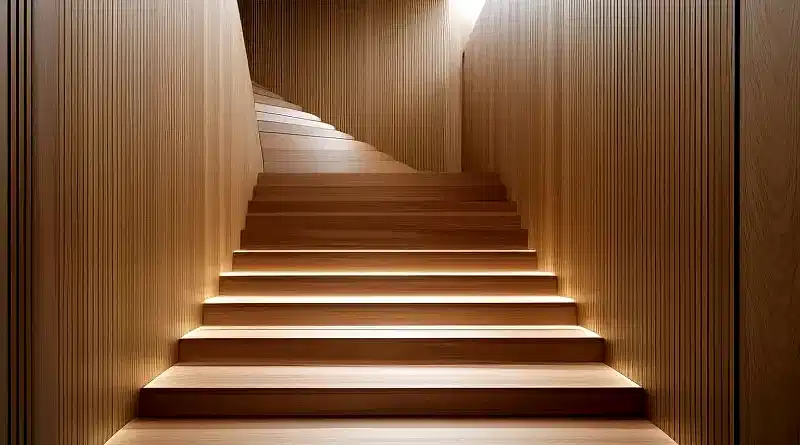 Ahşap Merdivenlerle Minimalist Tasarımlar