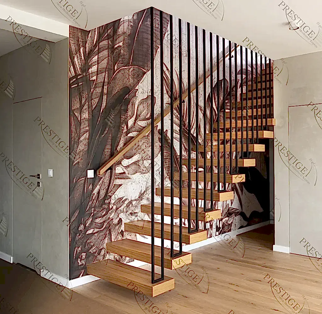 demir korkuluk konsol dubleks merdiven modeli