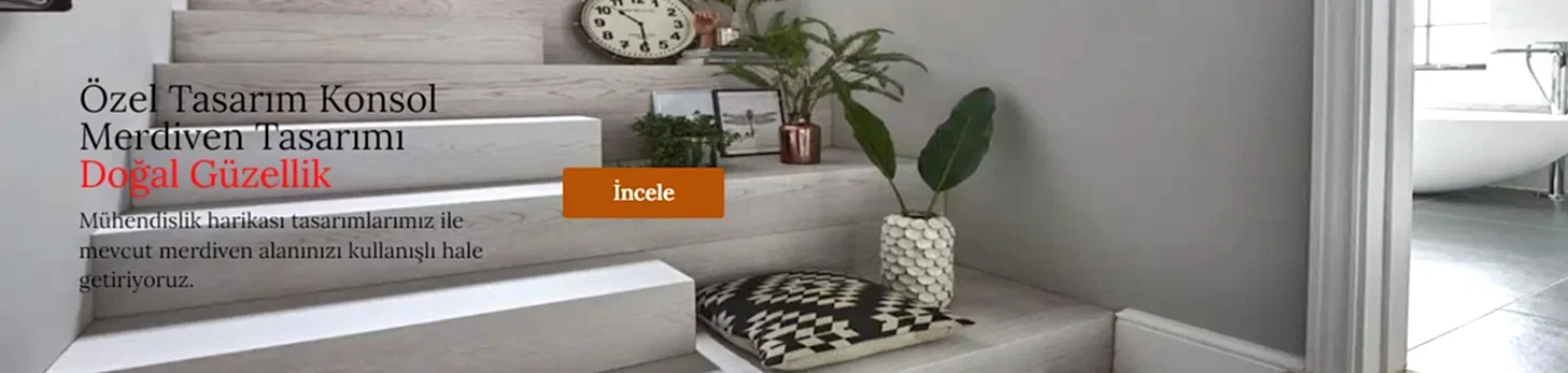 Ahşap merdiven 2024